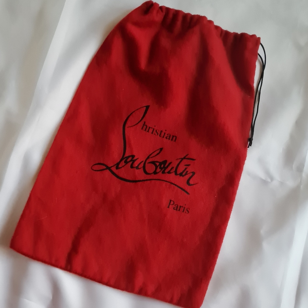 Authentic CHRISTIAN LOUBOUTIN Dust Bag Red - Brand-new!